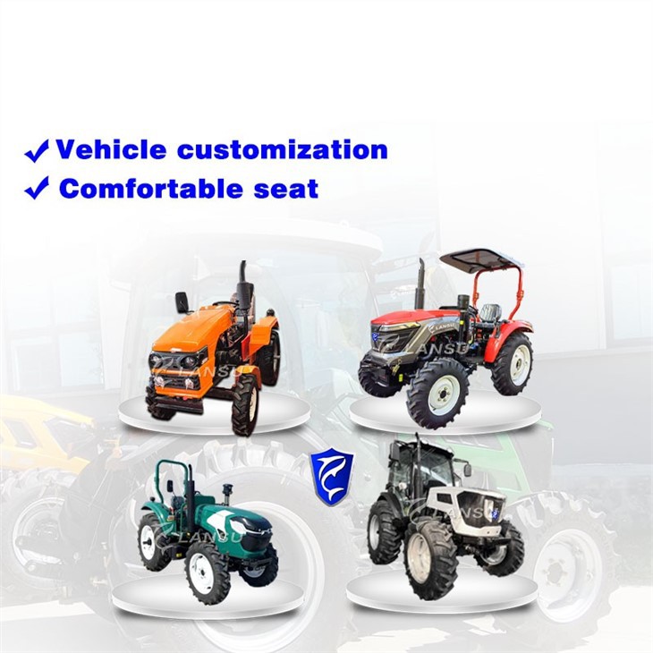Farming 4WD Wheeled 4 Wheel Traktor Machinery 4X4 Agricola Compact Tractor Tractores Price Small Mini Agricultural Farm Tractor