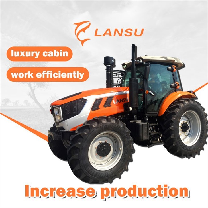 Farming 4WD Wheeled 4 Wheel Traktor Machinery 4X4 Agricola Compact Tractor Tractores Price Small Mini Agricultural Farm Tractor
